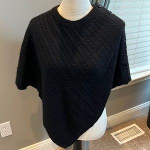 Ralph Lauren cable knit poncho